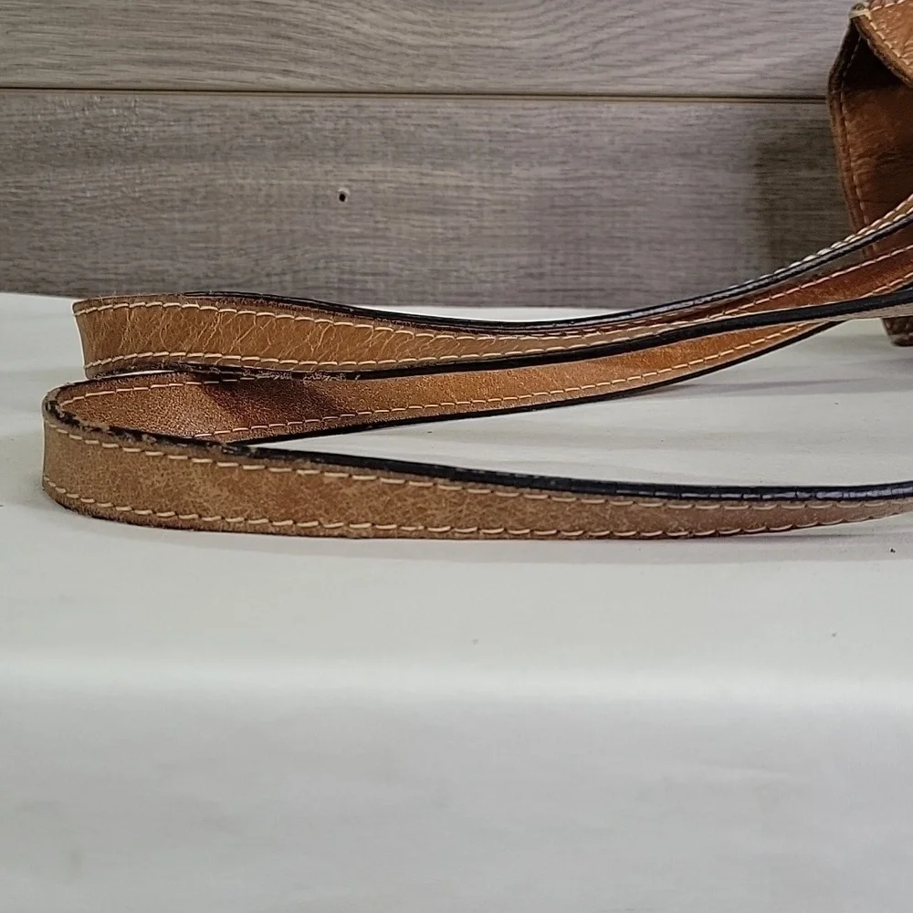 Patricia Nash Brown Tooled Leather Tote Shoulder Bag